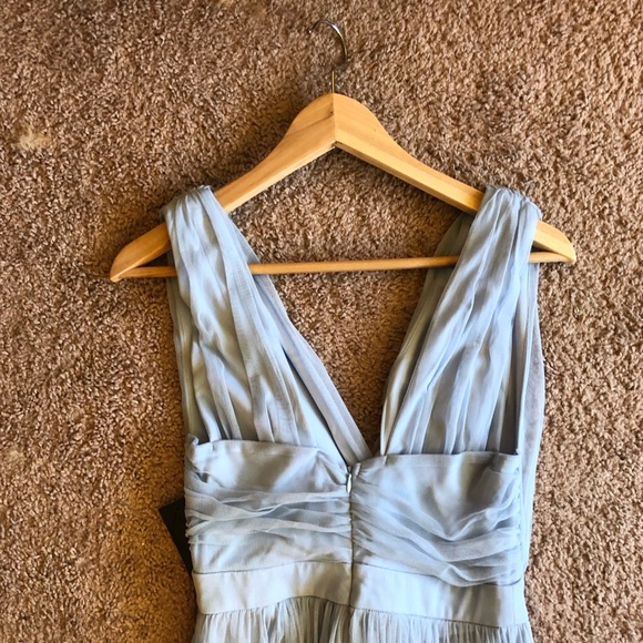 Dusty Blue/Light Blue Maxi Dress - Picture 2 of 5